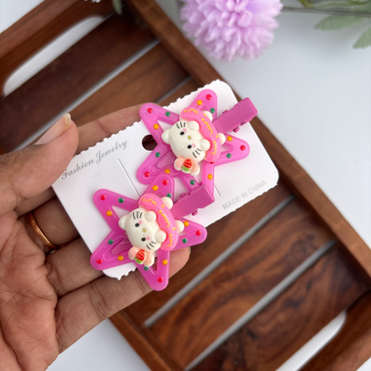 Star Kitty Alligator Clip