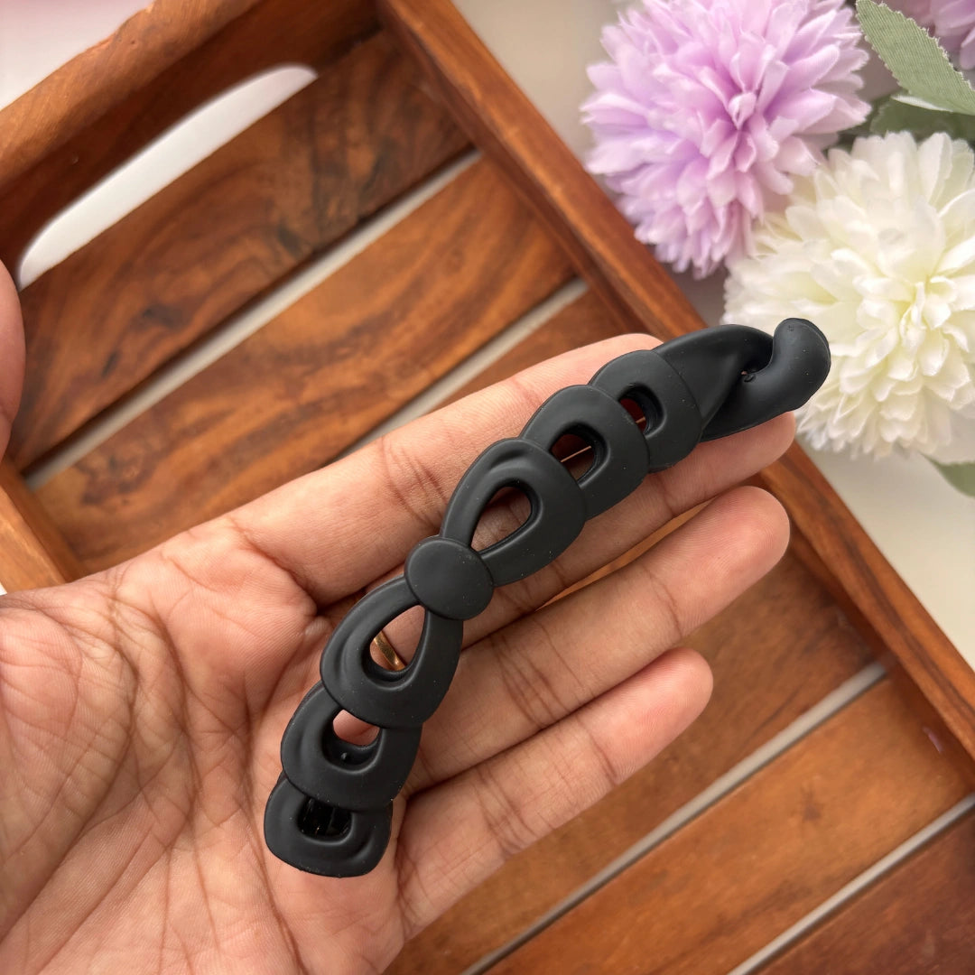 Elegant Loop Matte Banana Clip - Large