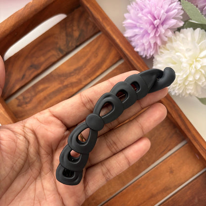 Elegant Loop Matte Banana Clip - Large