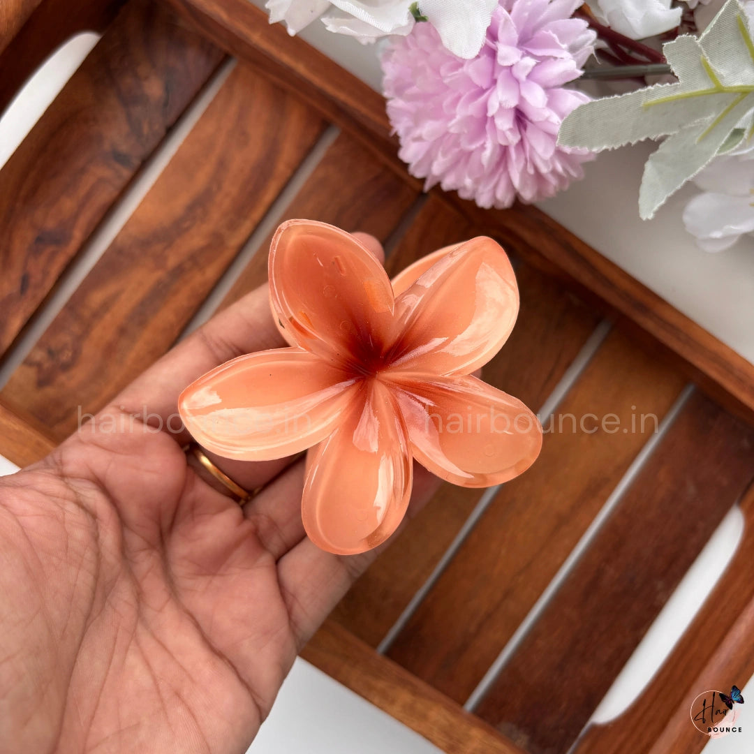 Tropical Bloom Flower Hair Claw – Large