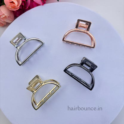 D - Shape Metal Hair Claw