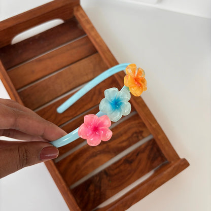 Glossy Tropical Bloom Headband