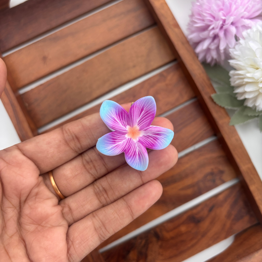 Tropical Blossom Hair Claw - Small