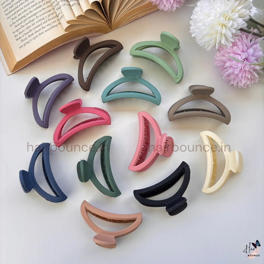 Crescent Curve Hair Claw for Women – Medium
