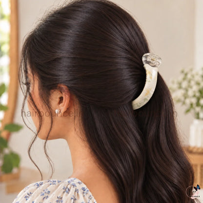Bofeini Flower Printed Banana Clip - Medium