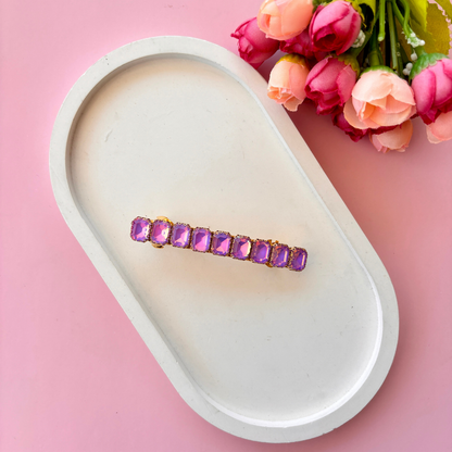 Rainbow Shade Hair Clip - Purple
