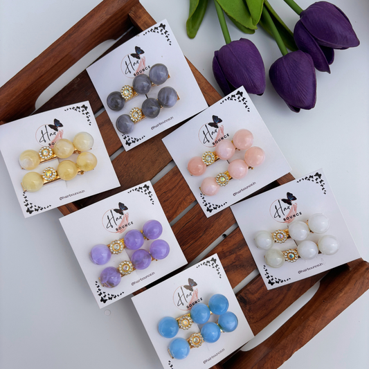 Gem Shine Hair Clips