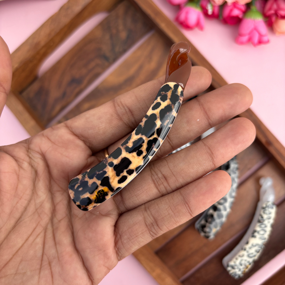 Wild Style Cheetah Banana Clip – Medium