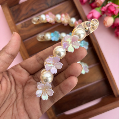 Flower Lock Banana Clip - Large
