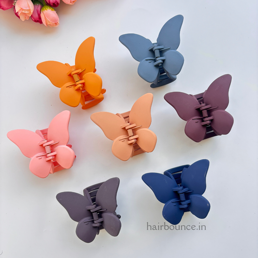 Premium Matte Finish Butterfly Hair Claw