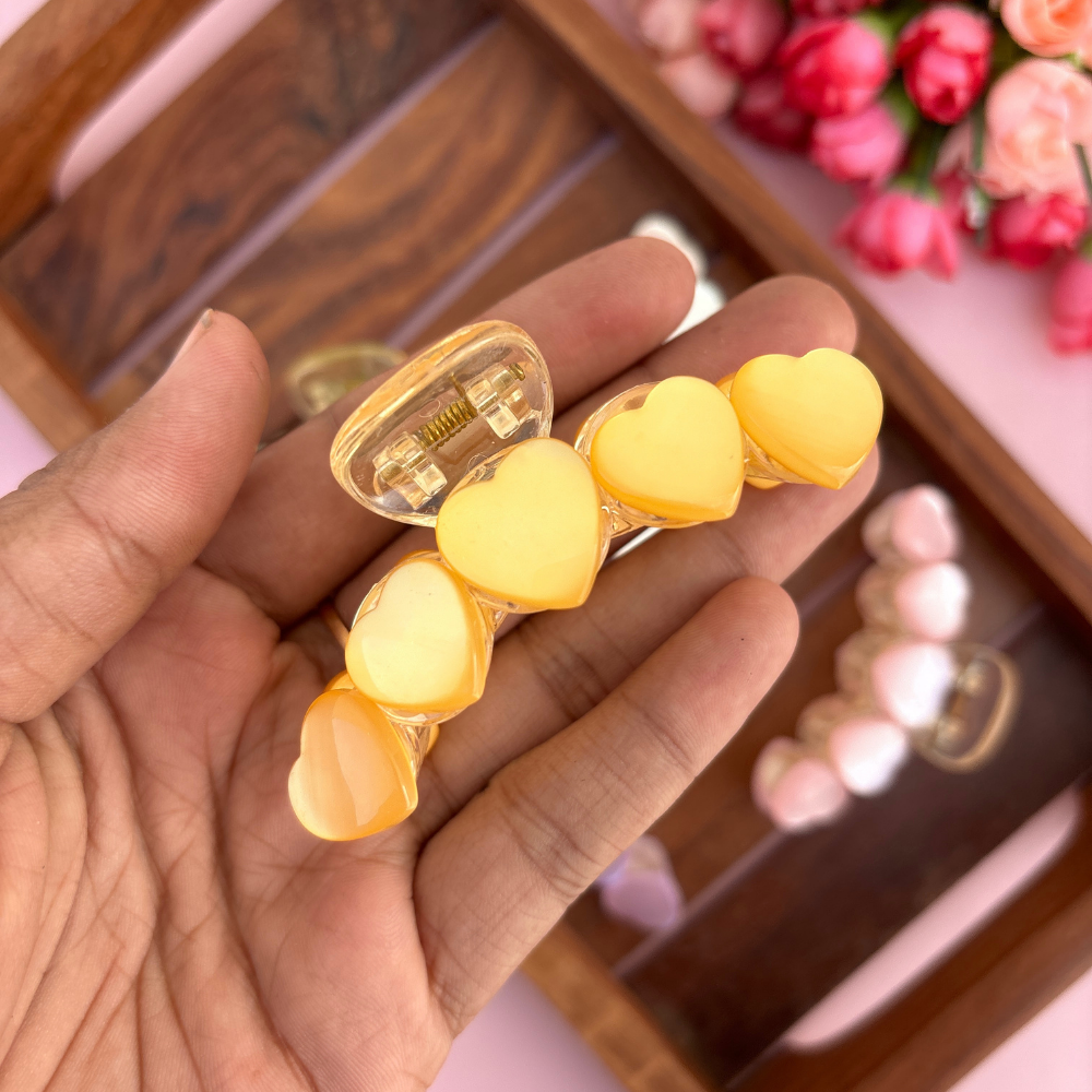 Heart Loop Hair Claw - Medium