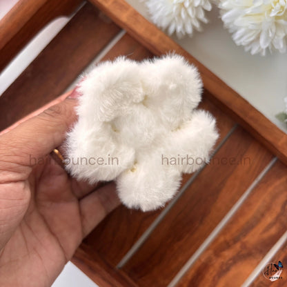 Soft Fluffy Fur Hair Claw - Large
