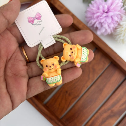 Teddy Bear Hair Tie