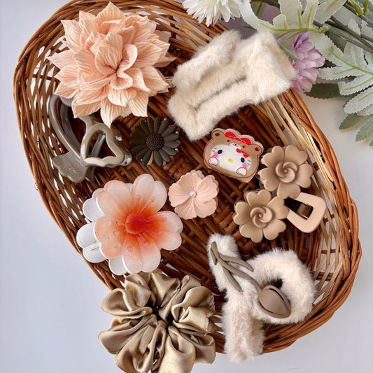Blush Bloom Hair Accessory Gift Hamper