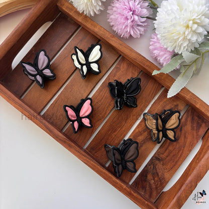 Flutter Charm Butterfly Hair Claw – Small