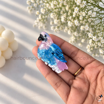 Tropical Parrot Hair Claw – Medium
