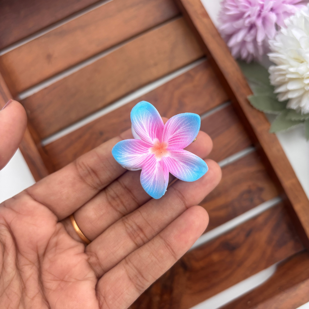 Tropical Blossom Hair Claw - Small