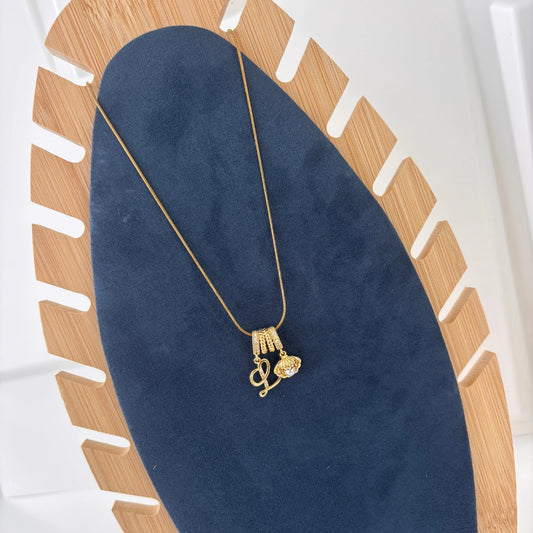 Floral Whispers Charm Necklace