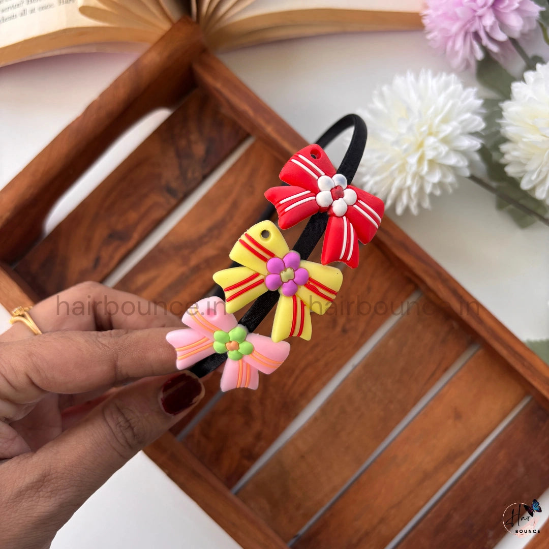 Cute Cartoon Kids Headband – Soft Stretch Hair Band for Girls/Assorted Colours