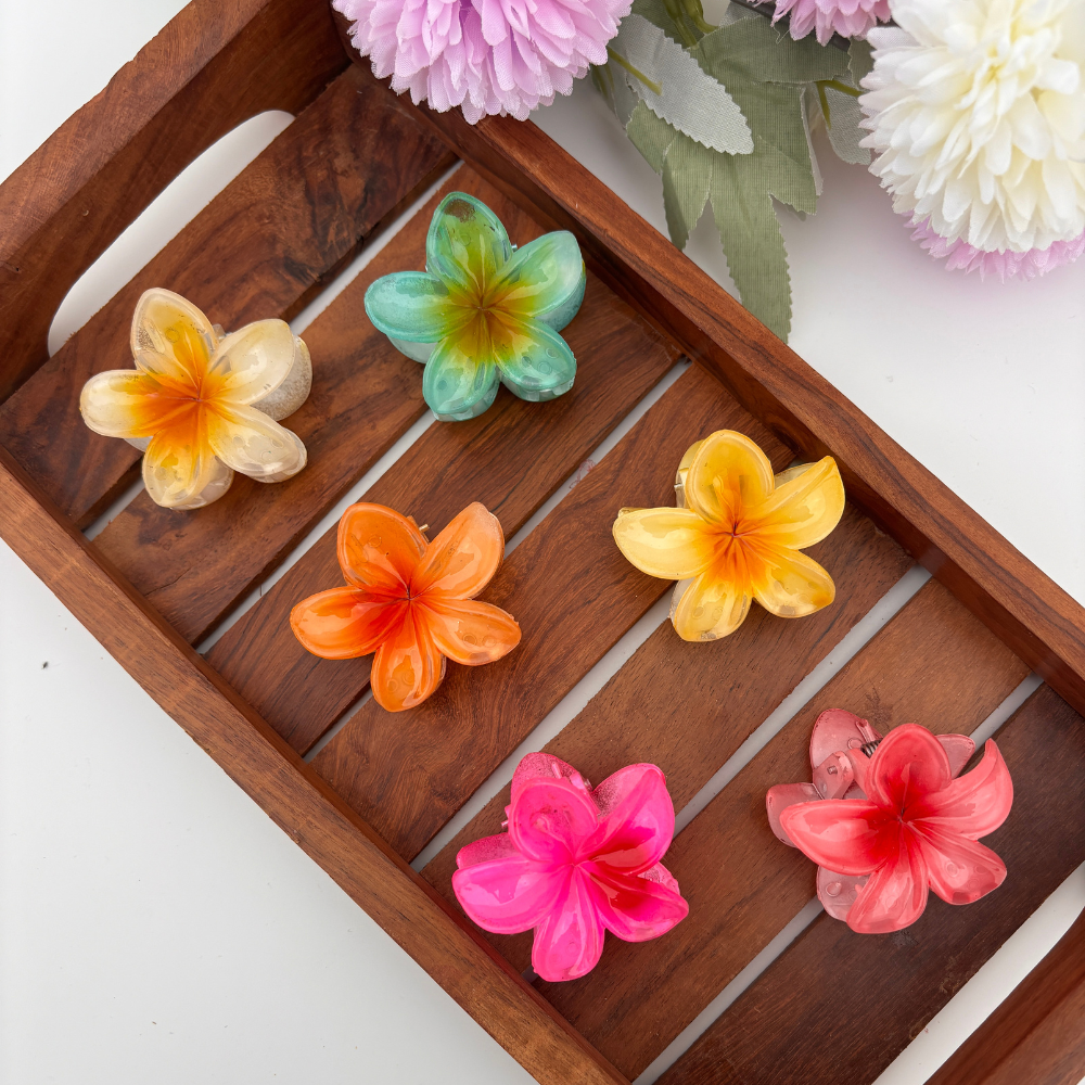 Paradise Flower Hair Claw - Medium
