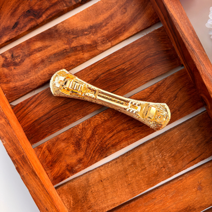 Antique Leaf Pattern Hair Clip