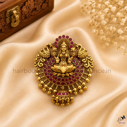 Lakshmi Peacock Kemp Jada Billa with Jhumka – 2 Colours