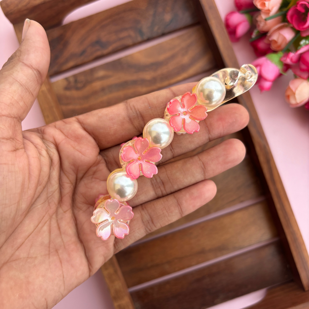 Flower Lock Banana Clip - Large