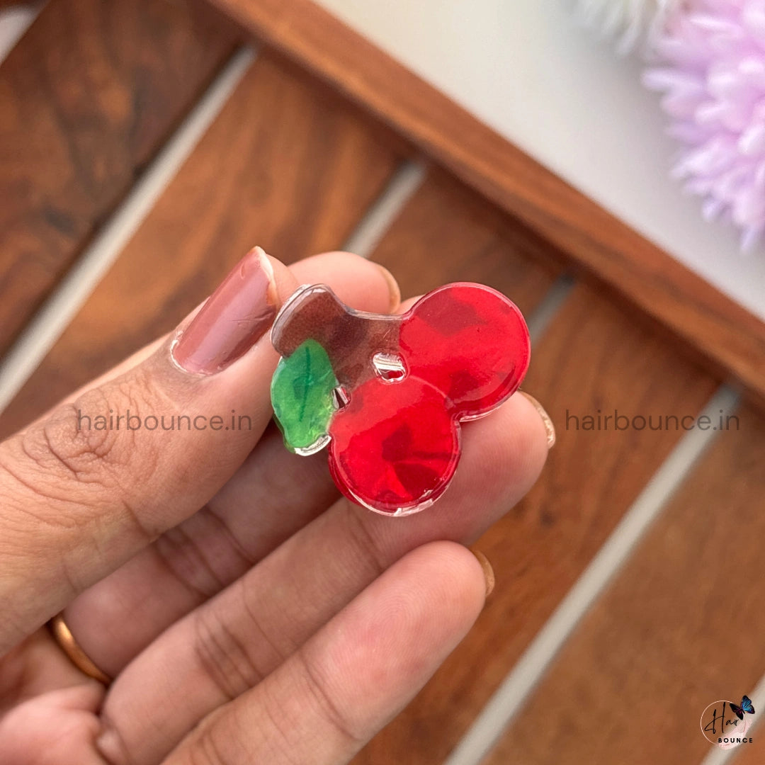 Cherry Hair Claw - Small