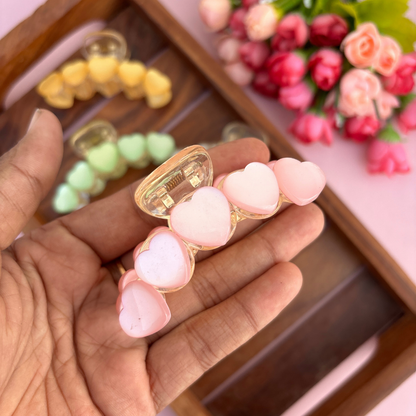 Heart Loop Hair Claw - Medium