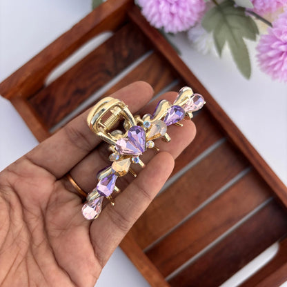 Crystal Loop Hair Claw - Large