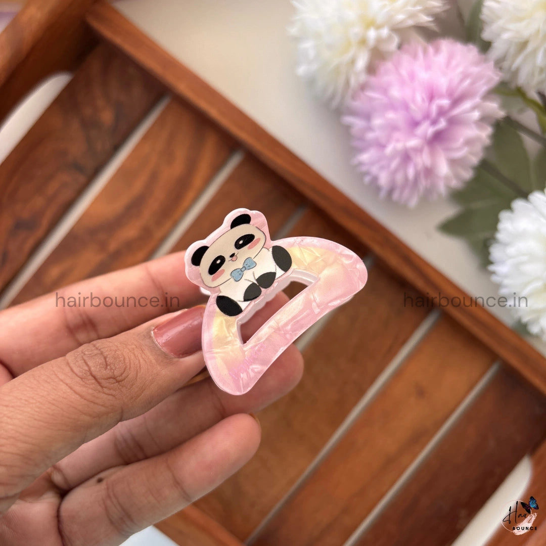 Panda Pop Hair Claw - Medium