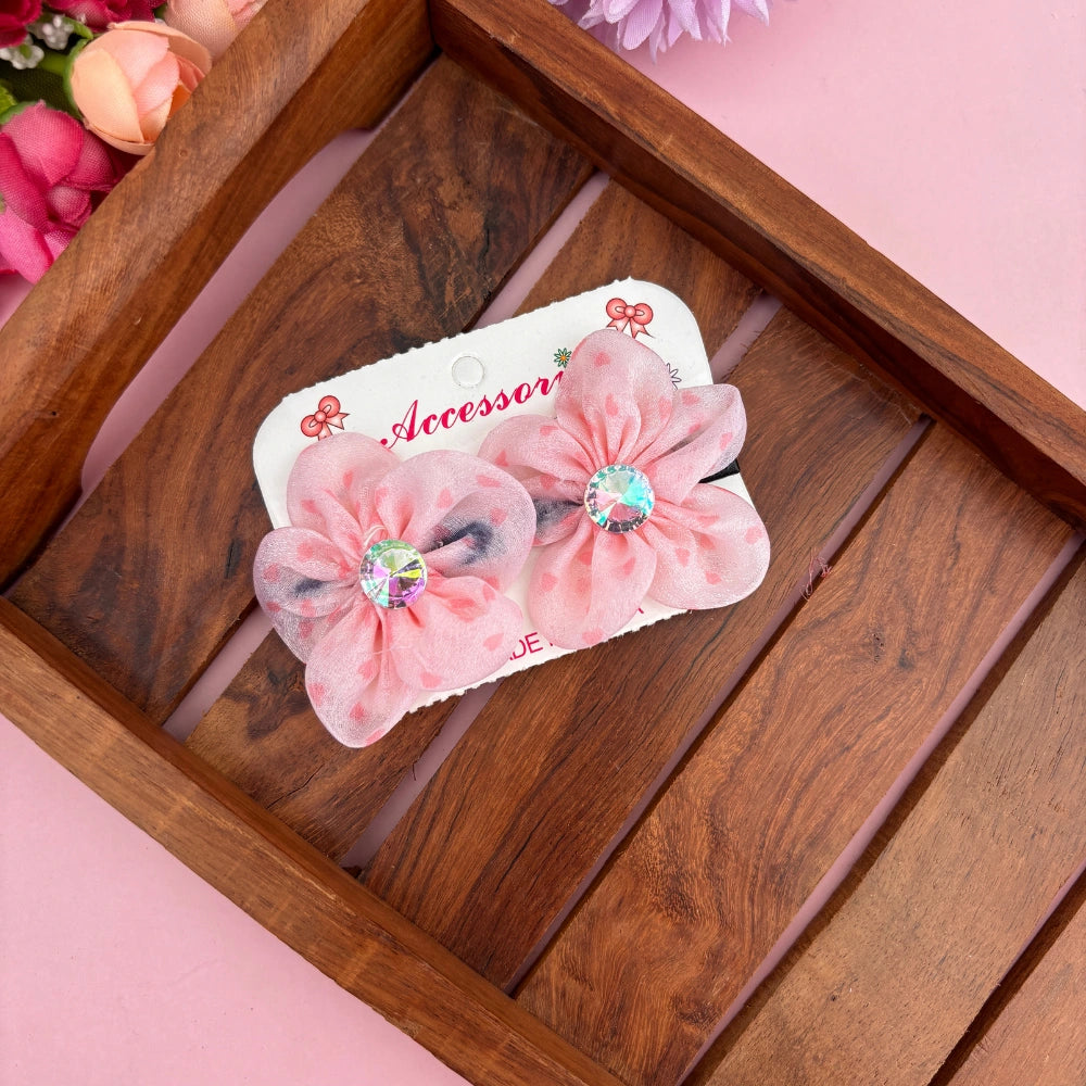 Sweetheart Bloom Clip Set – Set of 2