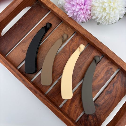 Matte Sleek Curve Banana Clip