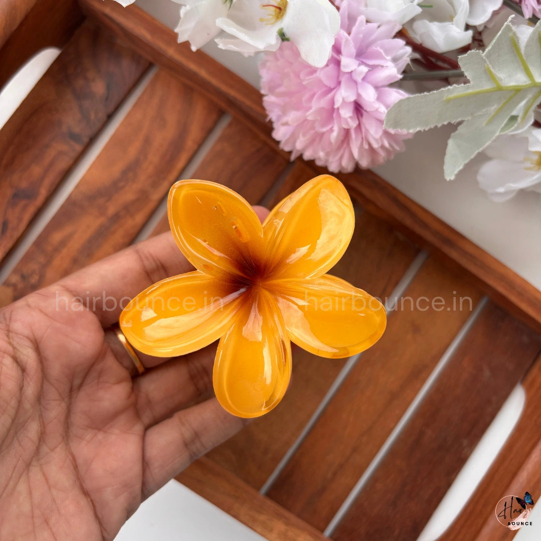Tropical Bloom Flower Hair Claw – Large