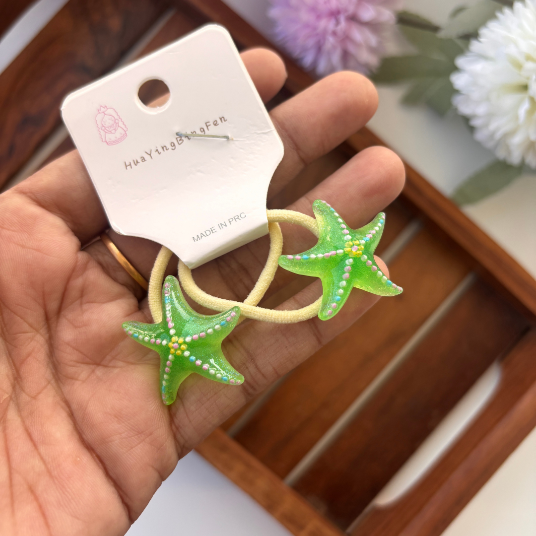 Sea Shell & Starfish Hair Tie