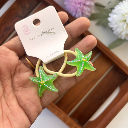 Sea Shell & Starfish Hair Tie