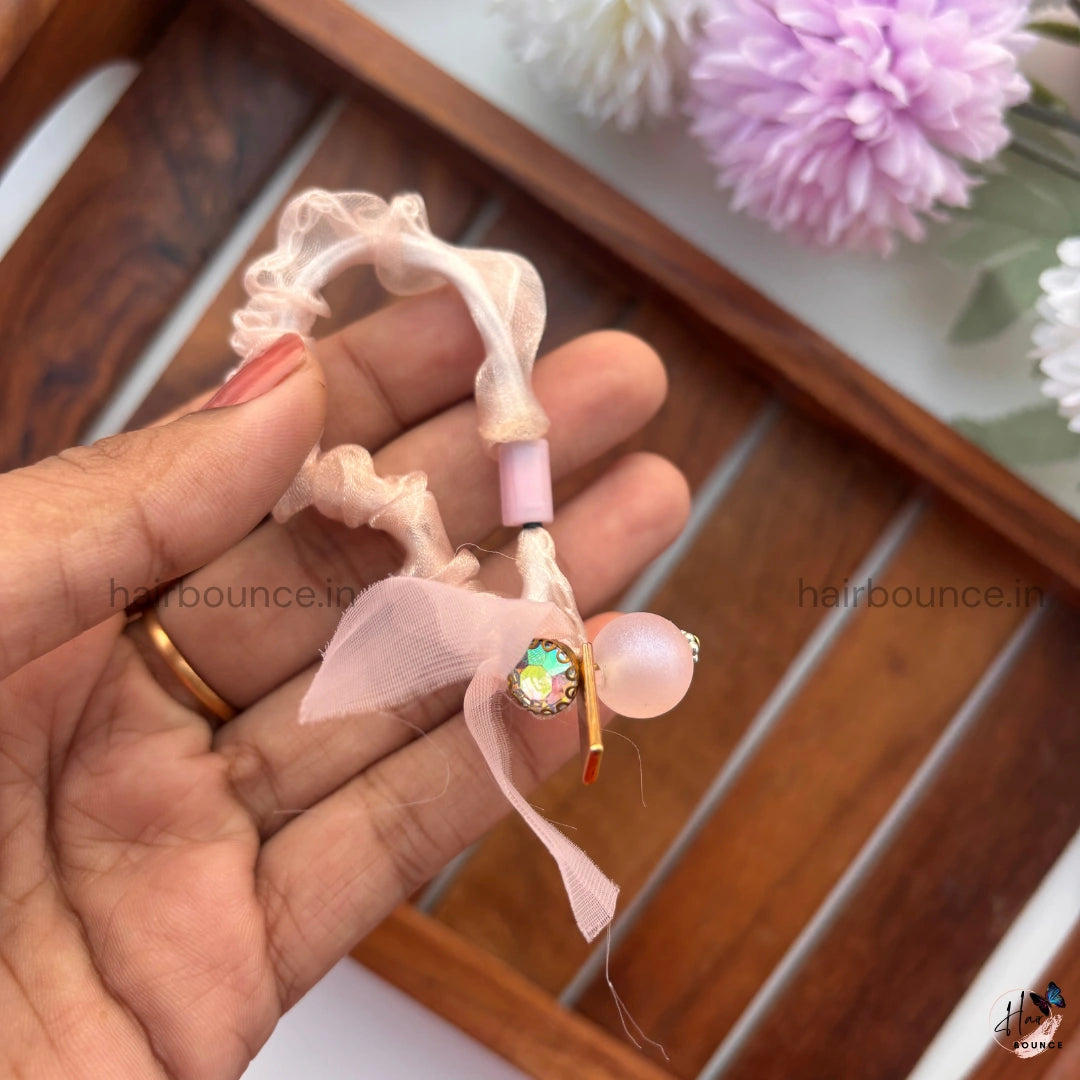 Pearl Glow Sheer Scrunchie