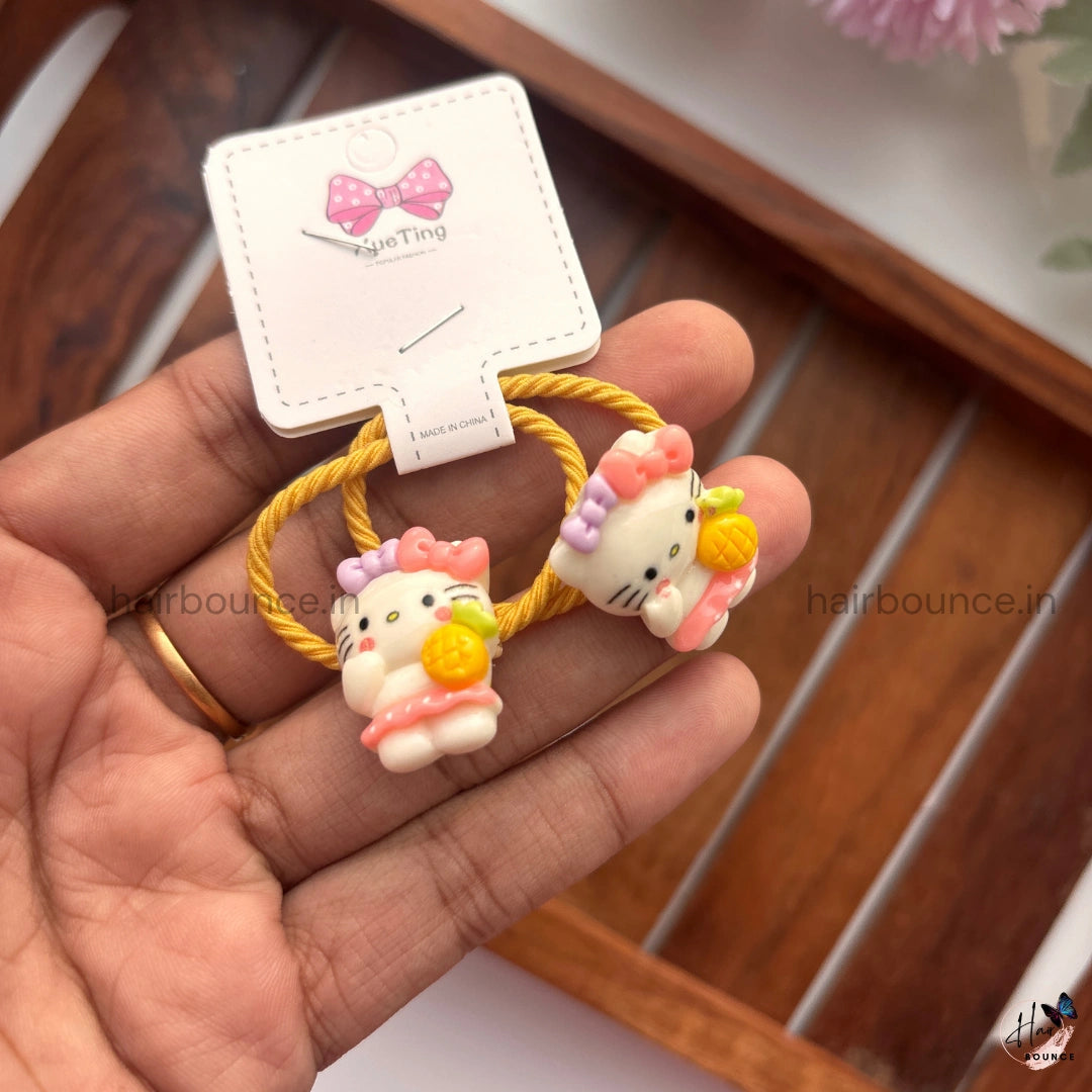 Cute 3D Cartoon Character Rubber Bands