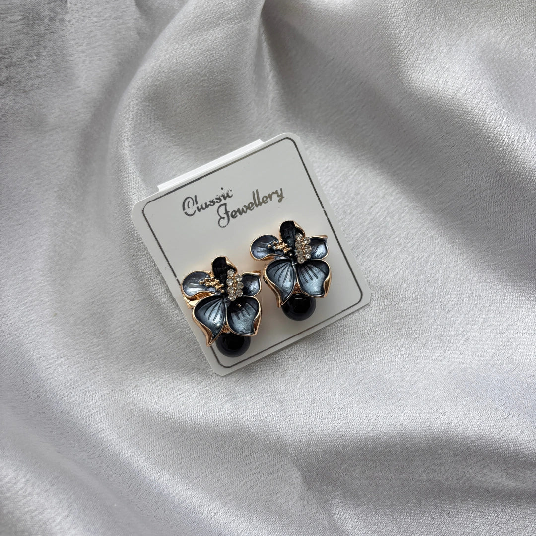 Bloom Pearl Petal Earrings
