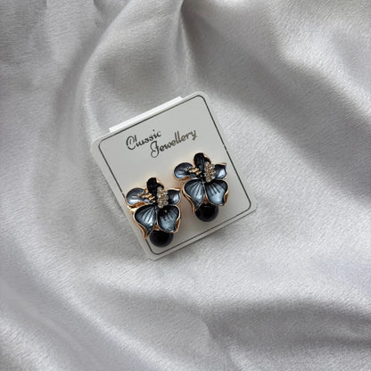 Bloom Pearl Petal Earrings