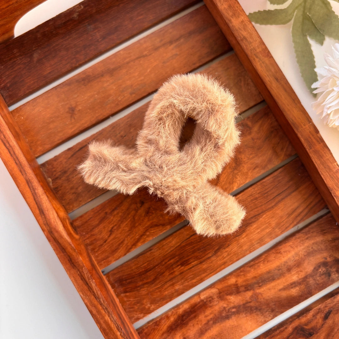 Loop Fur Hair Claw - Large