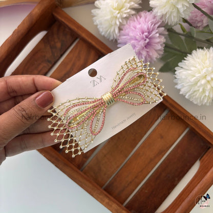 Regal Mesh Bow Center Clip