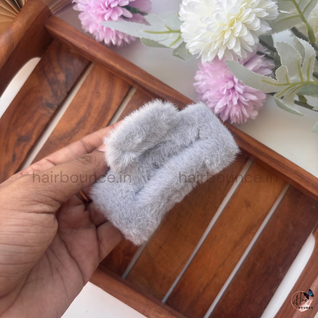 Colourful Rectangle Fur Claw - Large