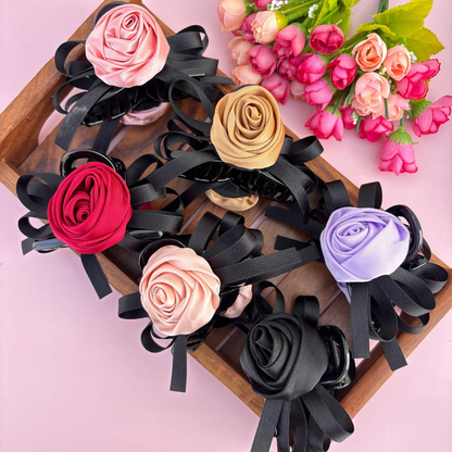 Rose Loop Hair Claw - Large