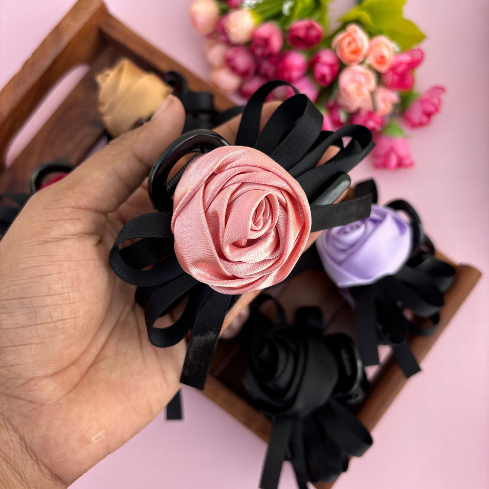 Rose Loop Hair Claw - Large