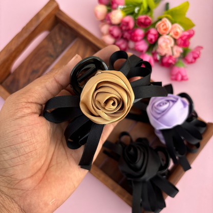 Rose Loop Hair Claw - Large