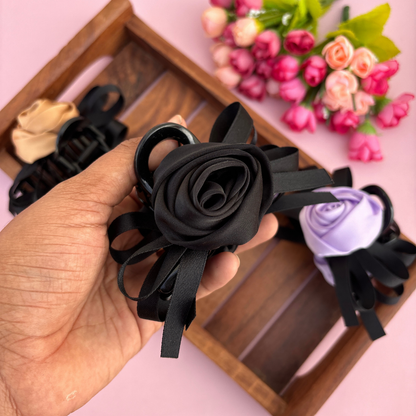 Rose Loop Hair Claw - Large