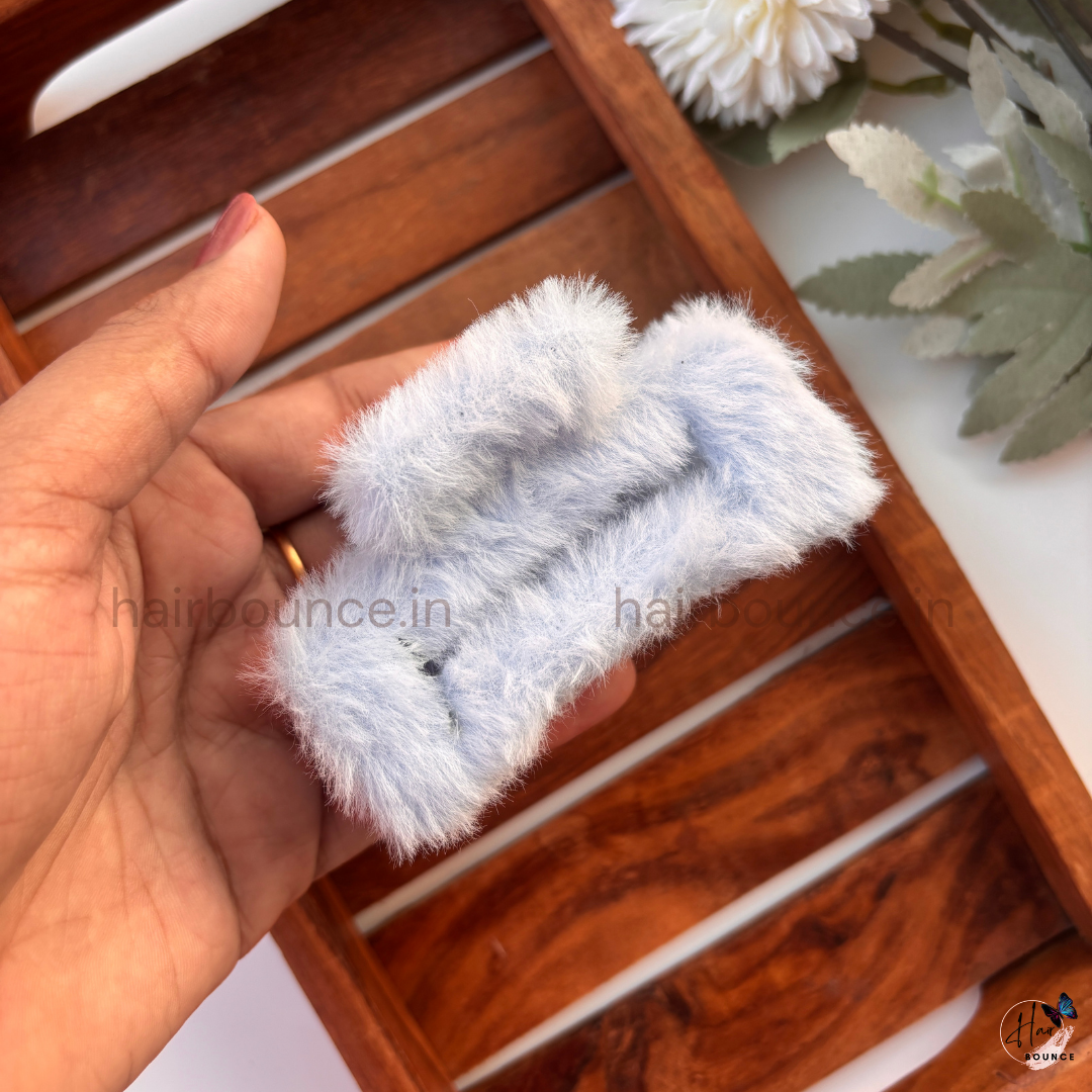 Colourful Rectangle Fur Claw - Large