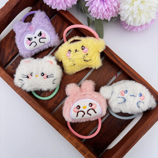 Kawaii Plush Toy Rubber Band