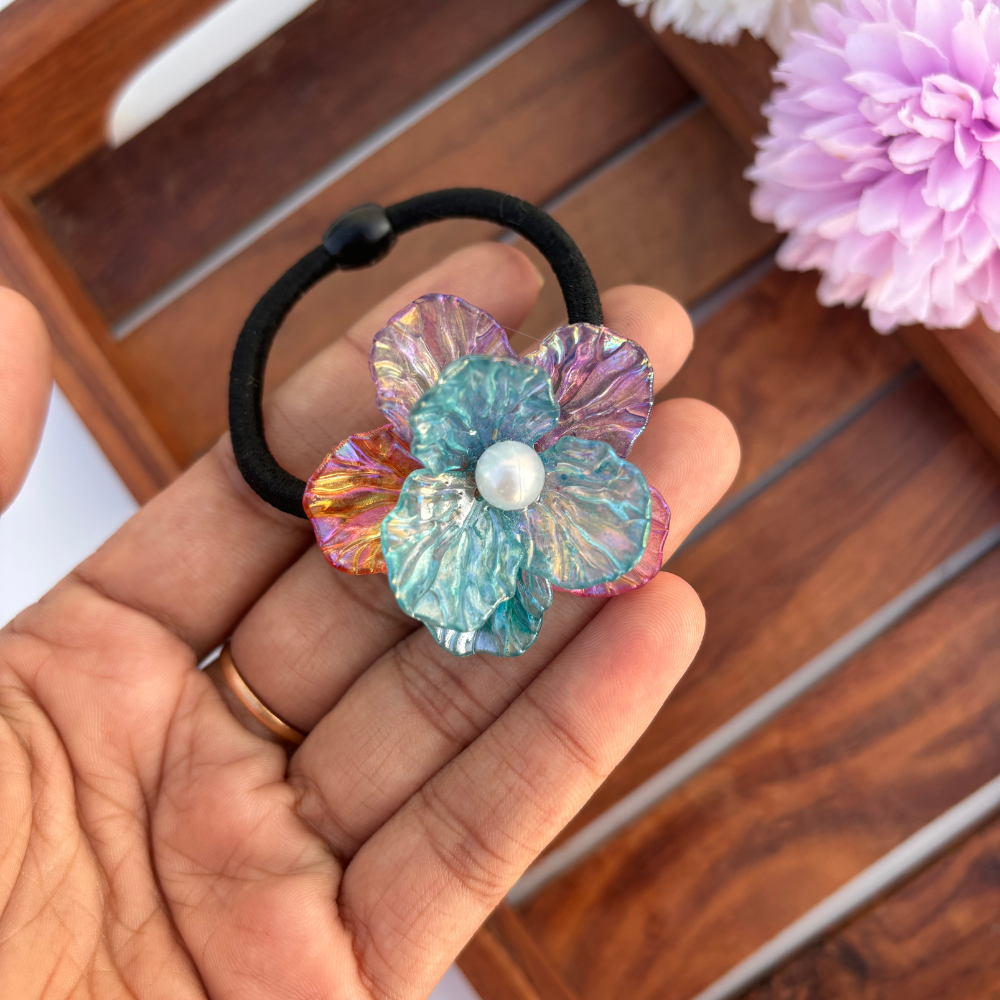Aurora Bloom Hair Tie